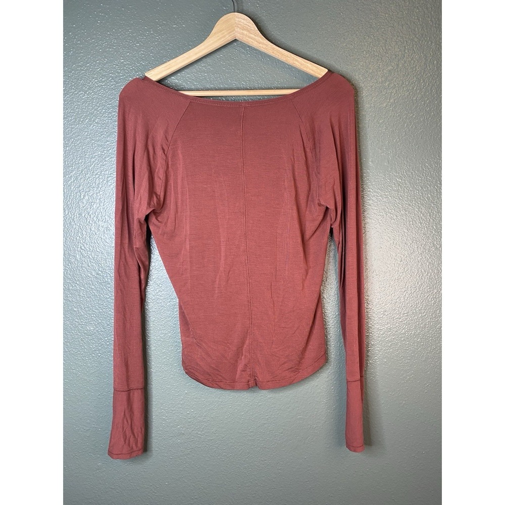Free People Intimately Shirt Womens Large Rust Color Pajamas Sleep Shirt PJs - Picture 2 of 4